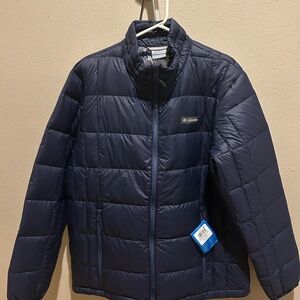 Columbia Mens Navy Blue Quilted Puffer Jacket
